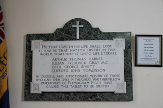 photo of St Andrew (roll of honour)