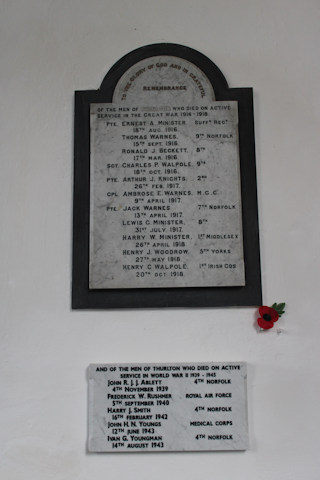 photo of All Saints (roll of honour)