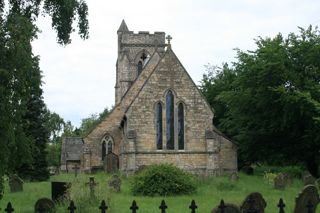 photo of St Lawrence's Church burial ground