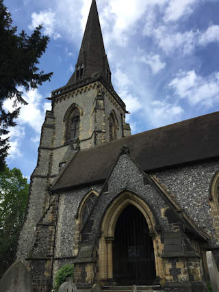 photo of St Peter's Church burial ground