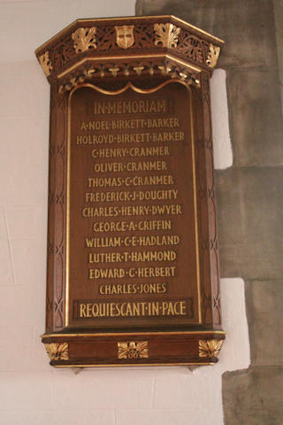 photo of St Mary the Virgin (WW1 roll of honour)
