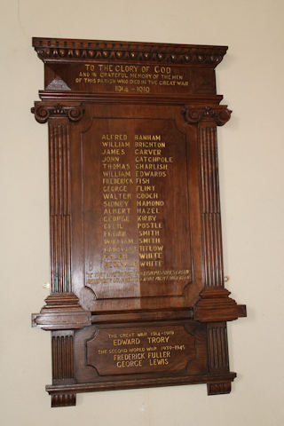 photo of St Mary (roll of honour)