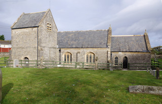 photo of St Bridget's Church burial ground