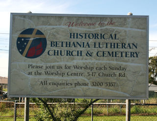 photo of Lutheran's Church burial ground