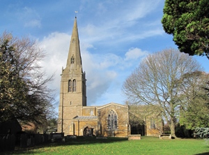 photo of St Giles' Church burial ground