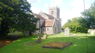 photo of St Lawrence's Church burial ground