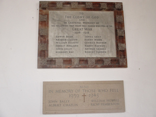 photo of St Peter (roll of honour)