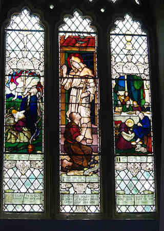 photo of St Leonard (memorial window)