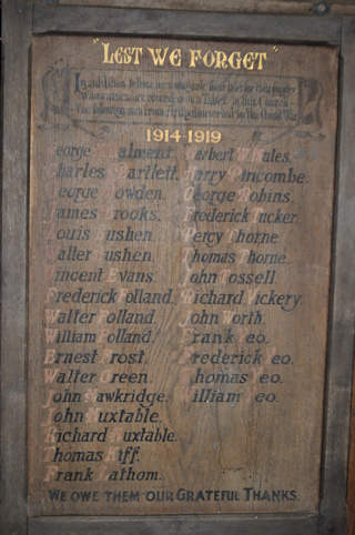 photo of St James (roll of honour)