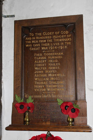 photo of St Mary (roll of honour)