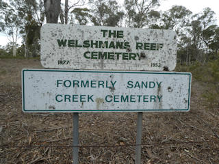 photo of Welshmans Reef Cemetery
