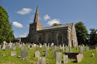 photo of St John the Baptist's Church burial ground