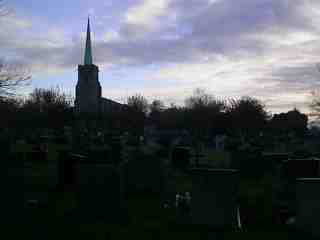 photo of St Margaret's Church burial ground