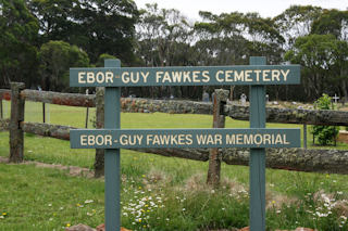 photo of Guy Fawkes Cemetery