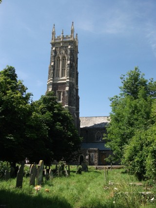 photo of Holy Trinity's Church burial ground