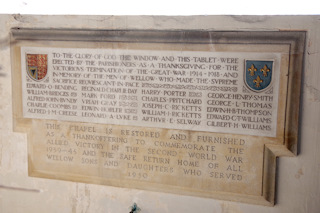 photo of St Juian (roll of honour)