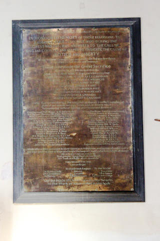 photo of All Saints (roll of honour)