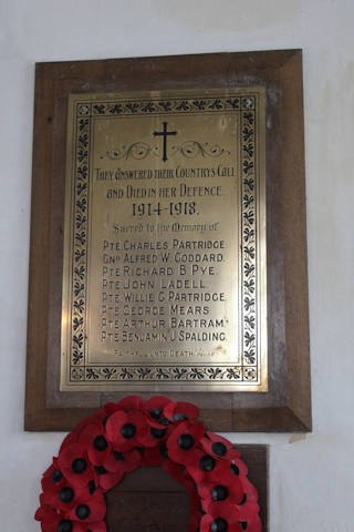 photo of St Andrew (roll of honour)