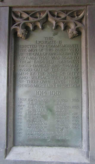 photo of St Mary (roll of honour)