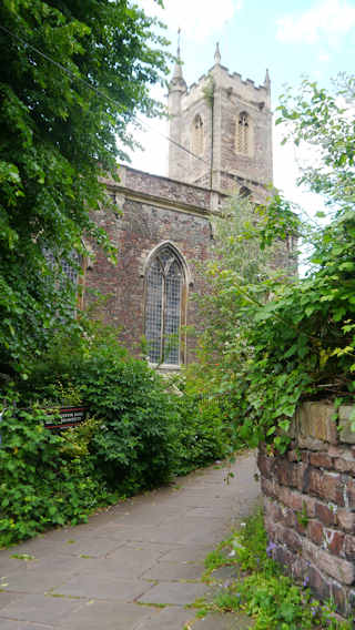 photo of St Michael on the Mount's Church burial ground