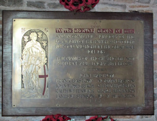 photo of St John the Baptist (roll of honour)