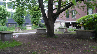 photo of St John on the wall's Church burial ground