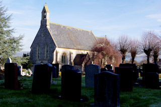 photo of Christ Church's burial ground