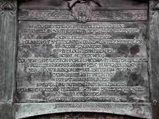 photo of Town Hall wall plaque (2nd Boer War roll of honour)