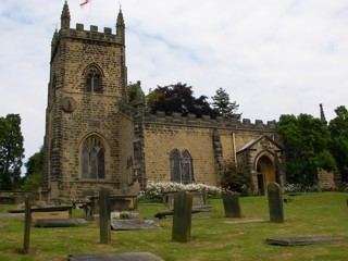 photo of All Saints' Church burial ground