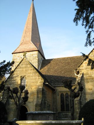 photo of All Saints' Church burial ground