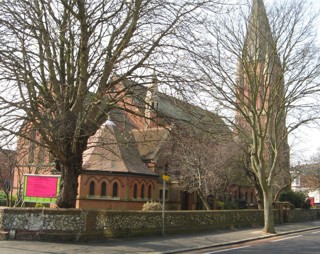 photo of Holy Trinity's Church burial ground