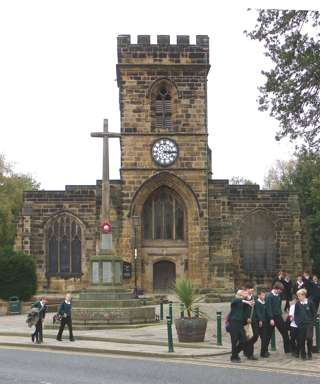 photo of St Nicholas' Church burial ground