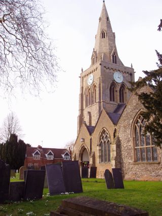 photo of St Mary and All Saints' Church burial ground