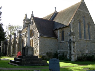 photo of St John the Evangelist's Church burial ground