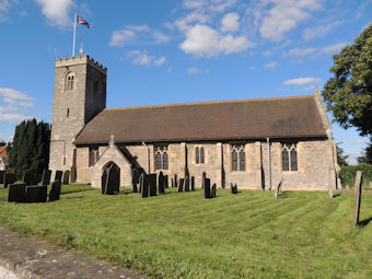 photo of All Saints' Church burial ground