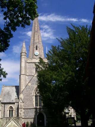 photo of St Andrew's Church burial ground