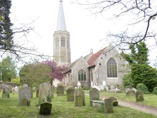 photo of All Saints' Church burial ground