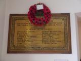 Methodist Church Roll of Honour