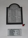 All Saints (roll of honour)