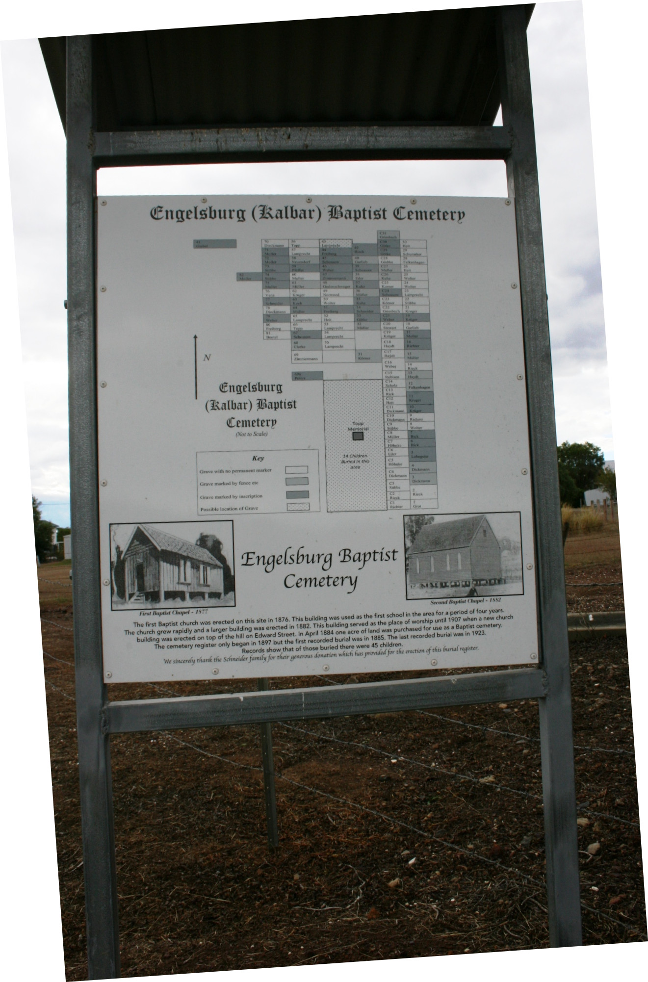 photo of Baptist's Church burial ground