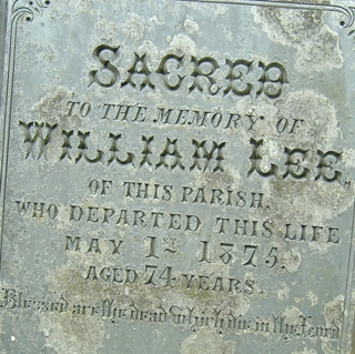 image of gravestone used for validation