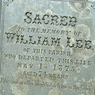 image of gravestone used for validation