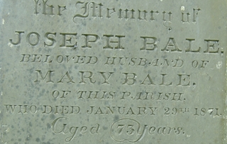 image of gravestone used for validation