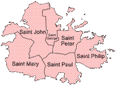 Antigua and Barbuda map