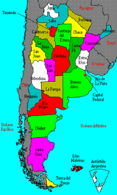 Argentina map