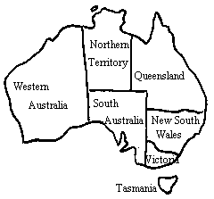 Australia map