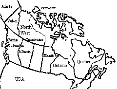 Canada map