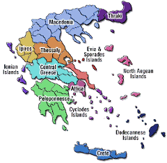 Greece map