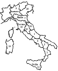 Italy map