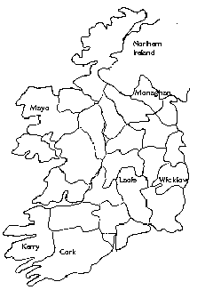 Ireland map